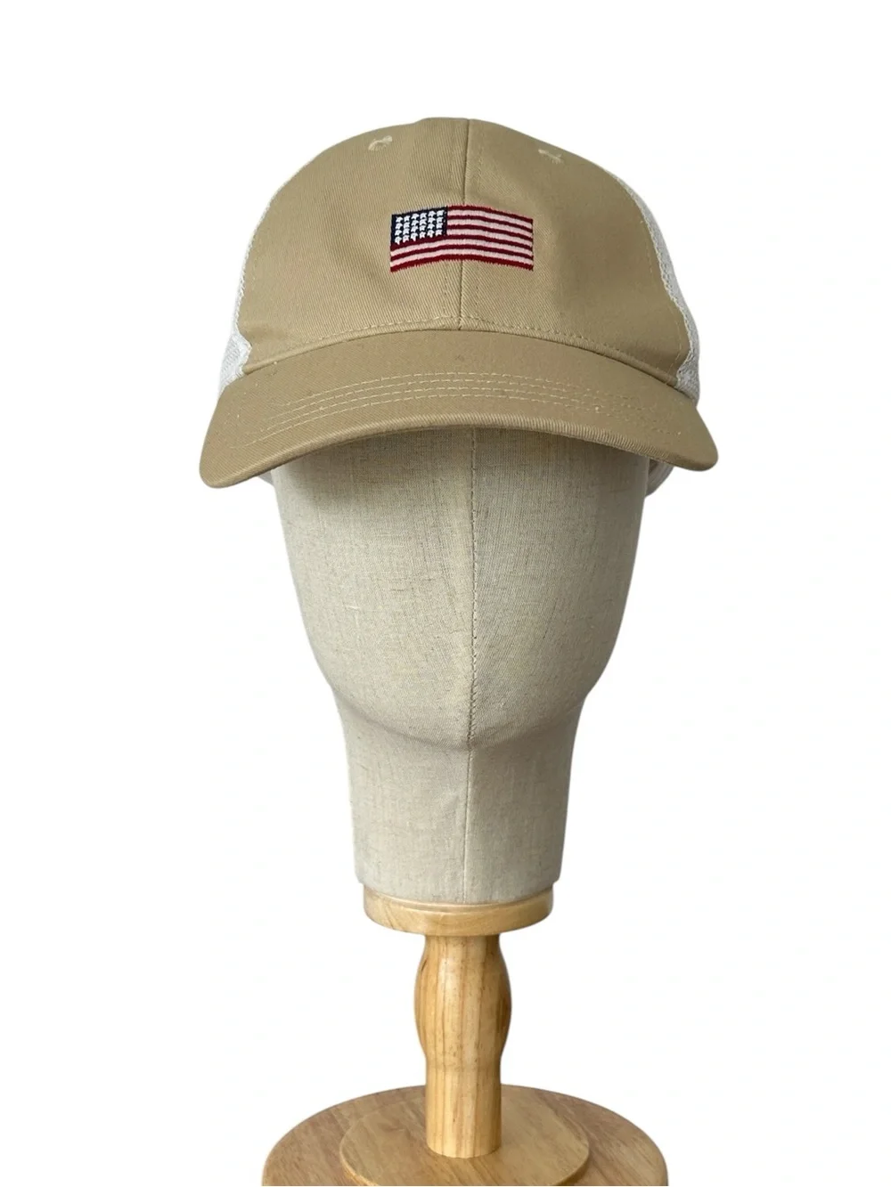 J. Crew American Flag‎ Trucker Hat Snap Back Patriotic 4th of July One Size